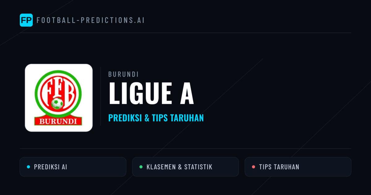 Burundi Ligue A Prediksi & Tips Taruhan - Prediksi bola malam ini
