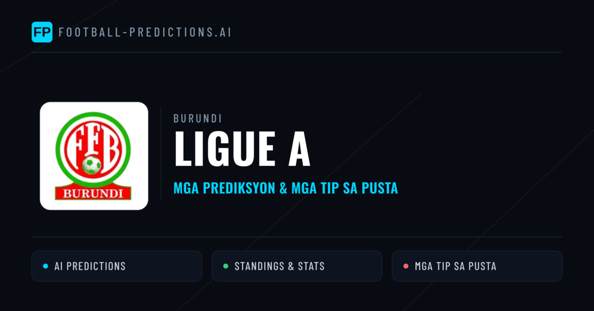 Burundi Ligue A Predictions & Betting Tips