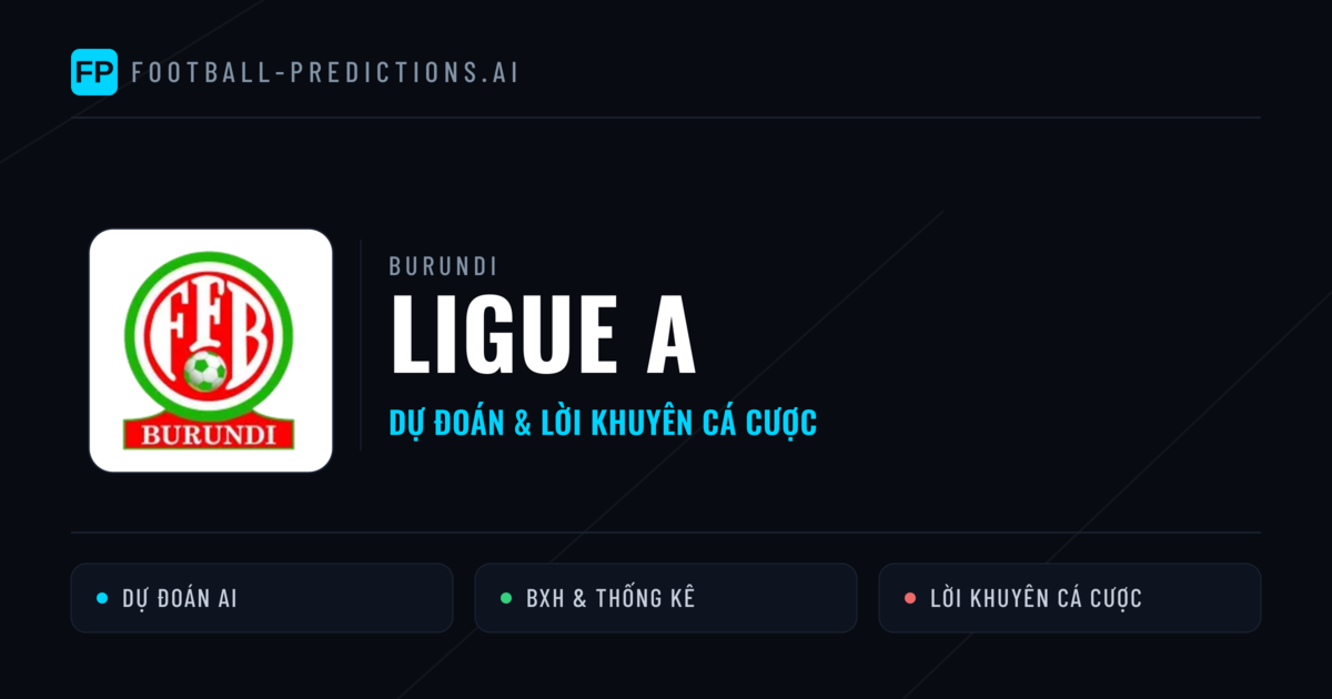 Burundi dự đoán bóng đá Ligue A & mẹo cá cược