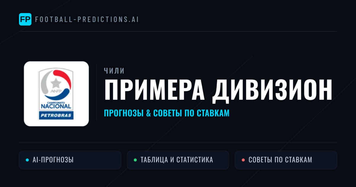 Прогнозы Чили Примера Дивизион — ставки и советы экспертов
