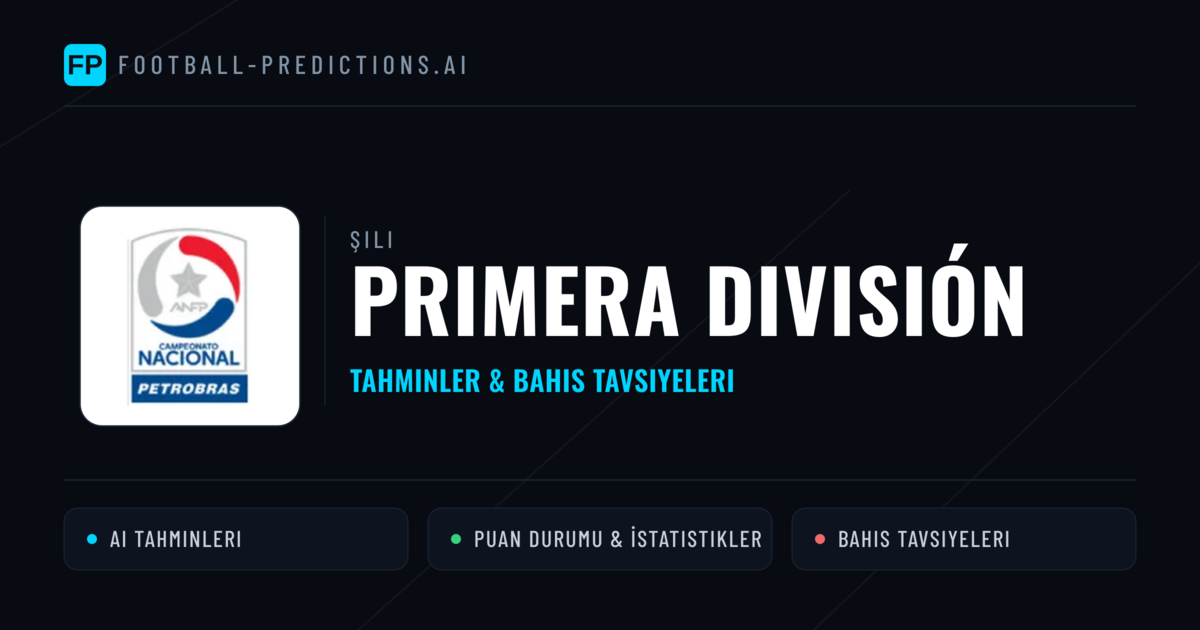 Şili Primera División Tahminleri & Bahis İpuçları