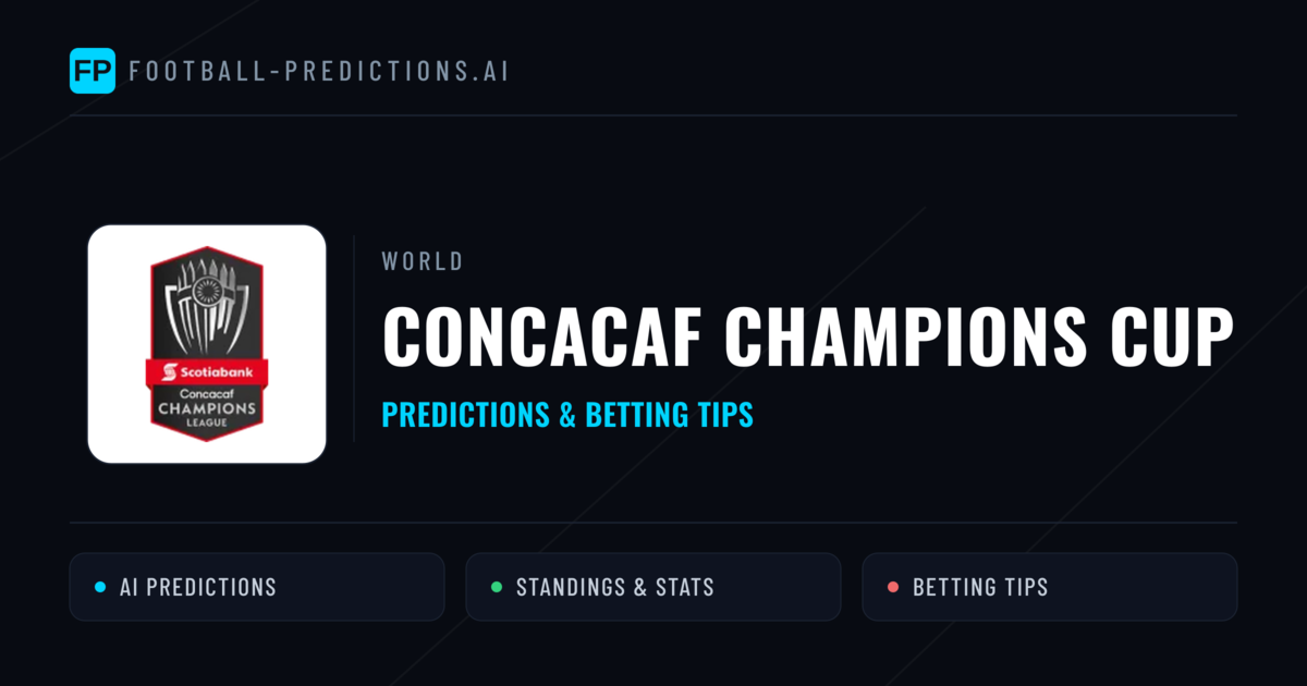 CONCACAF Champions Cup Predictions & Betting Tips