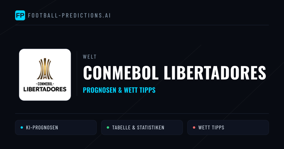 CONMEBOL Libertadores Wett Tipps — Fußball Prognosen