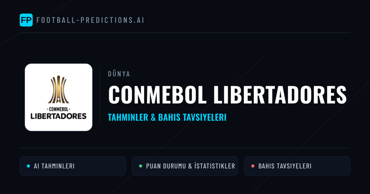 CONMEBOL Libertadores Tahminleri & Bahis İpuçları
