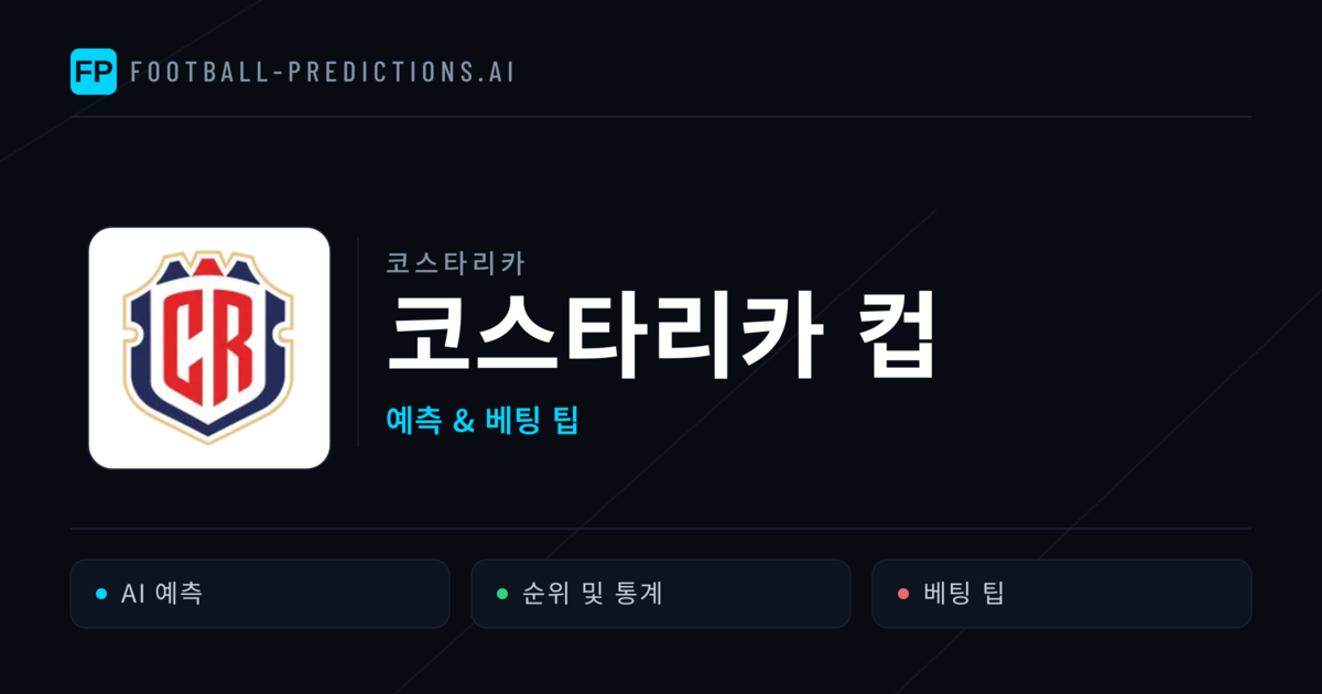 코스타리카 코스타리카 컵 축구 예측 & 베팅 팁