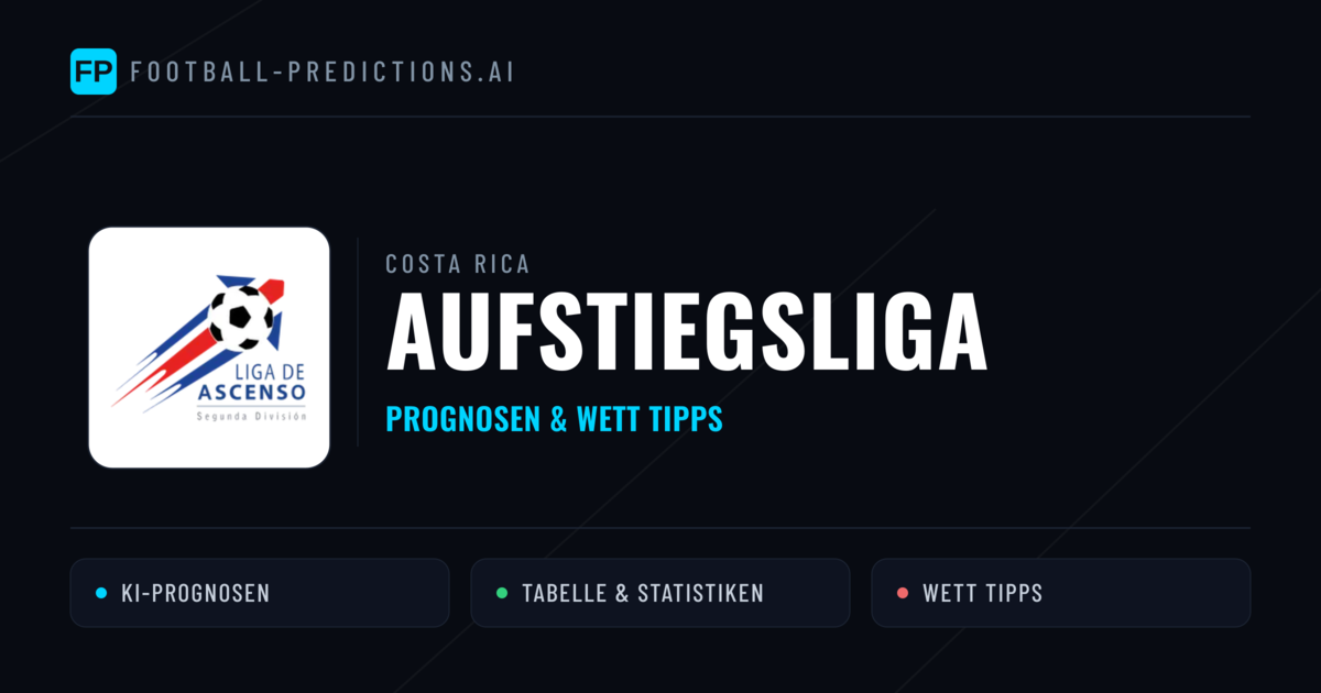 Costa Rica Aufstiegsliga Wett Tipps — Fußball Prognosen
