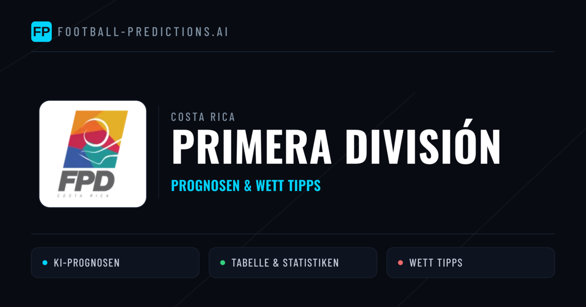 Costa Rica Primera División Wett Tipps — Fußball Prognosen