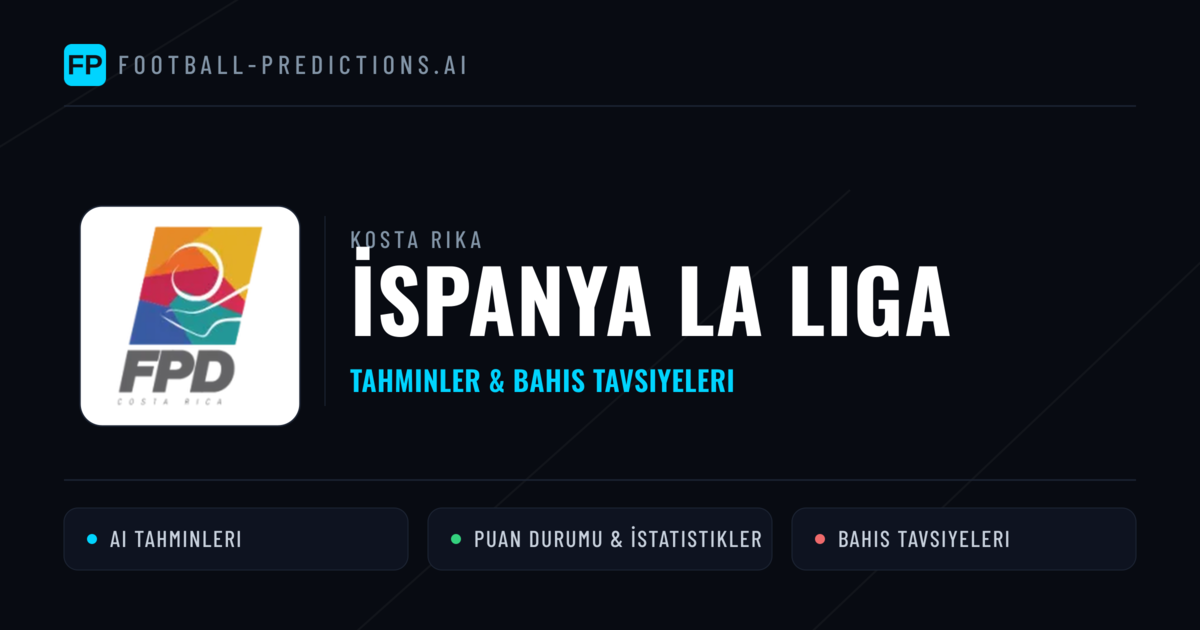 Kosta Rika İspanya La Liga Tahminleri & Bahis İpuçları