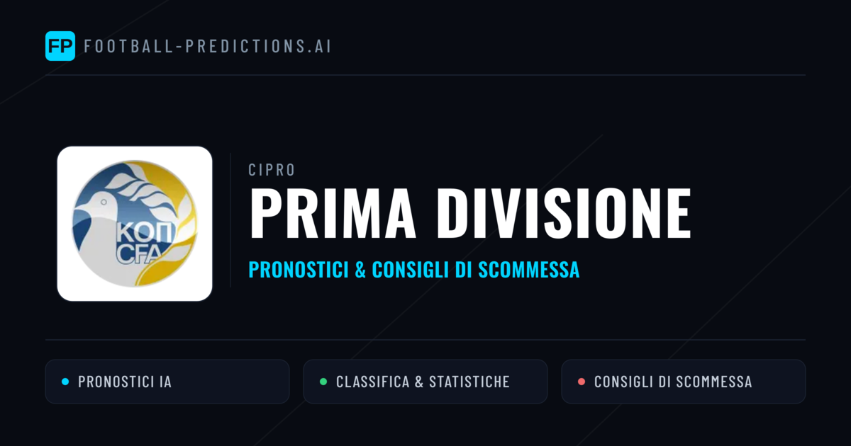 Cipro Prima Divisione Pronostici Calcio — Gratis Oggi