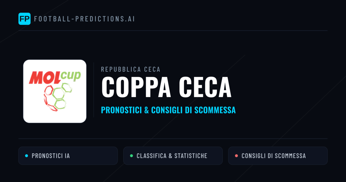 Repubblica Ceca Coppa Ceca Pronostici Calcio — Gratis Oggi