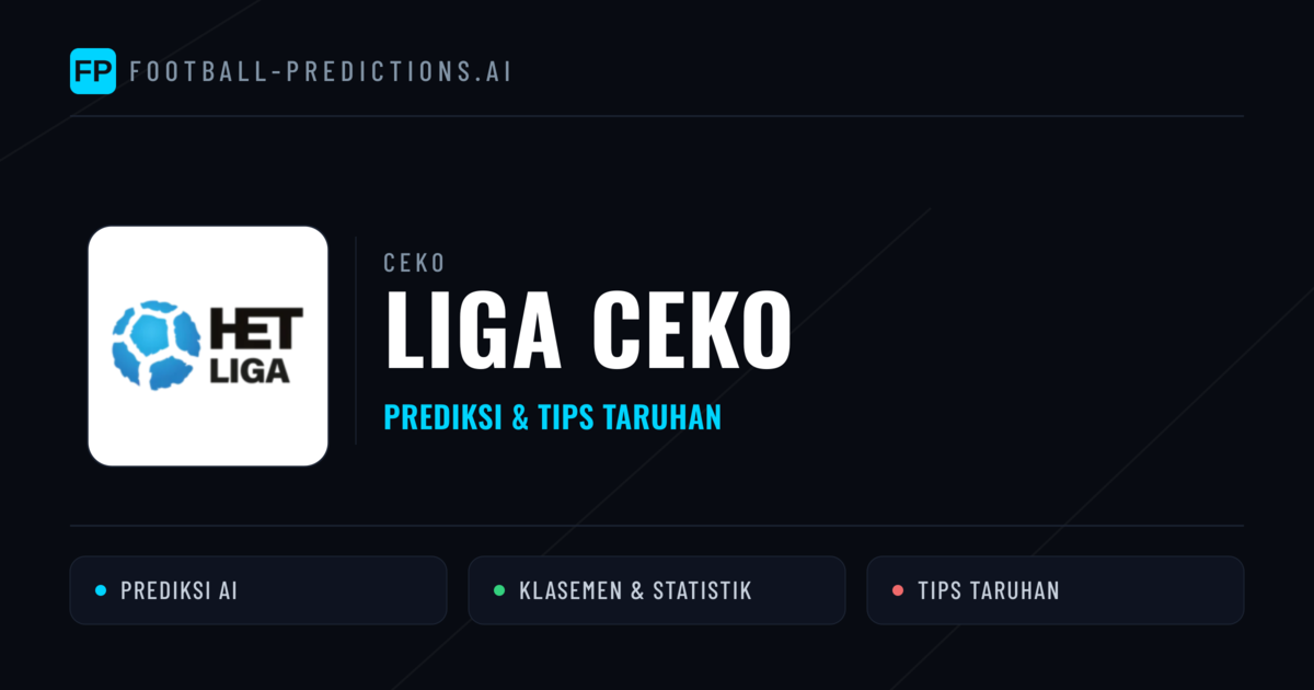 Ceko Liga Ceko Prediksi & Tips Taruhan - Prediksi bola malam ini