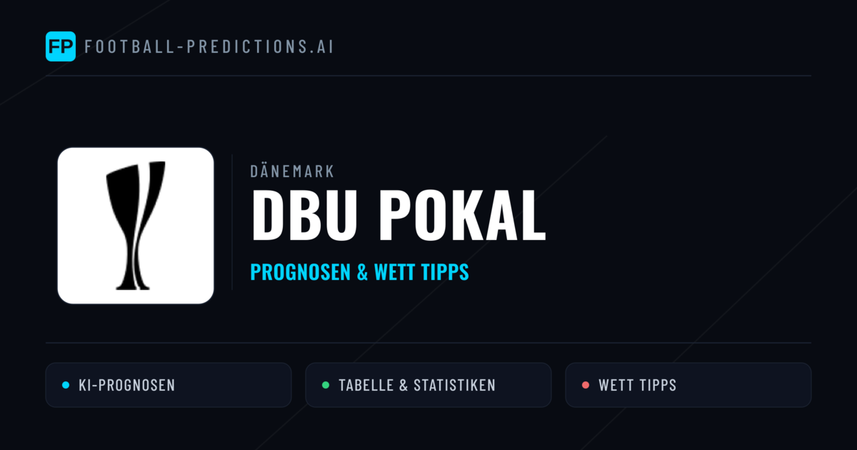 Dänemark DBU Pokal Wett Tipps — Fußball Prognosen