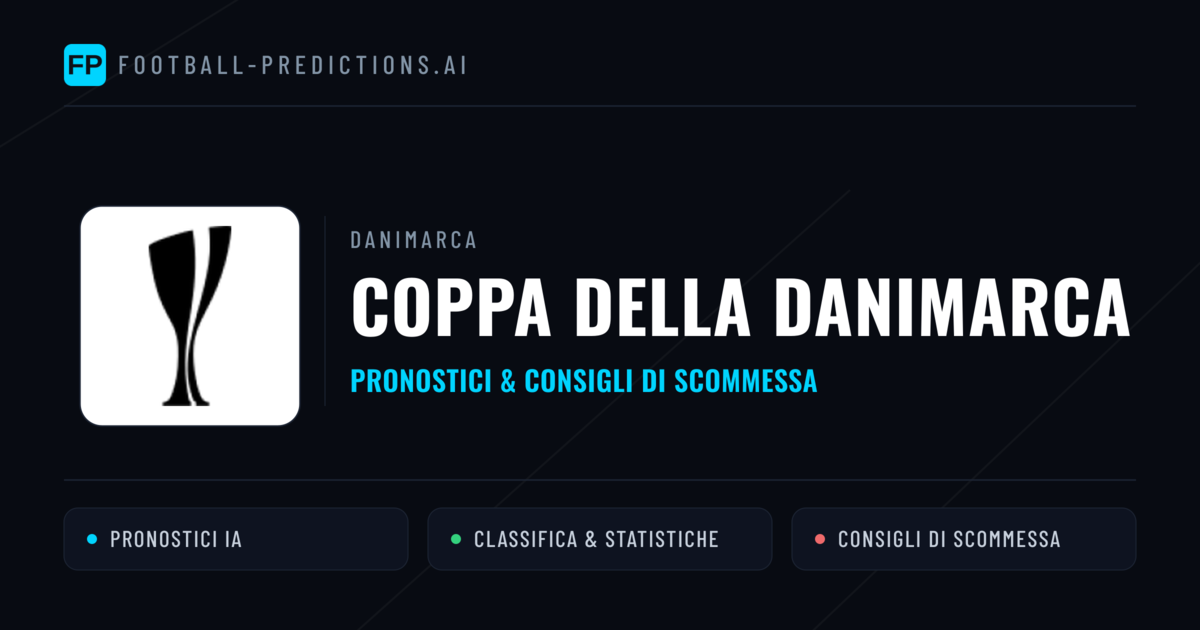 Danimarca Coppa della Danimarca Pronostici Calcio — Gratis Oggi