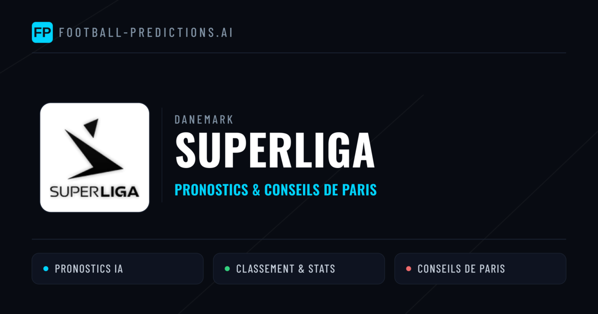 Danemark Superliga Pronostics Football — Expert et Gratuits