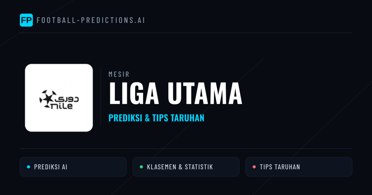 Mesir Liga Utama Prediksi & Tips Taruhan - Prediksi bola malam ini
