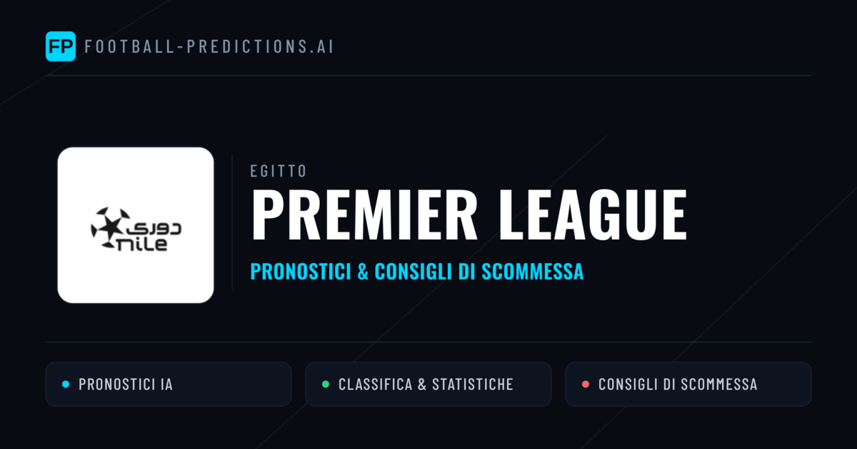 Egitto Premier League Pronostici Calcio — Gratis Oggi