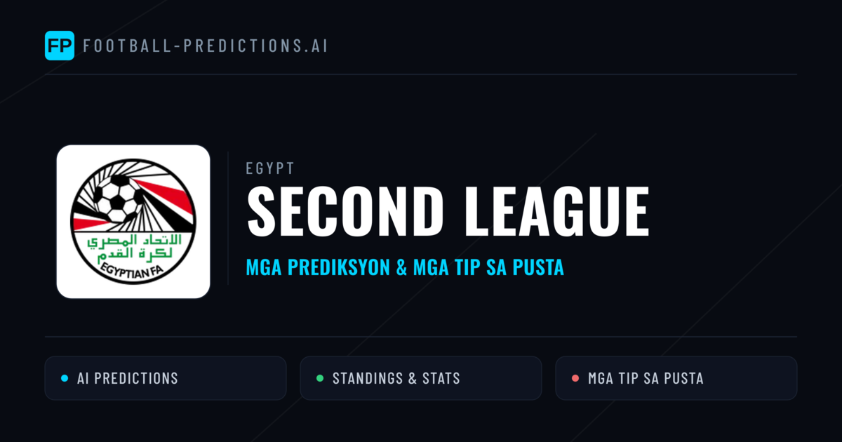 Egypt Second League Predictions & Betting Tips