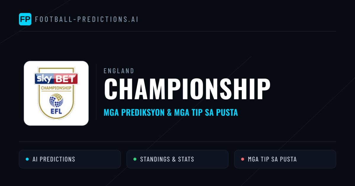 England Championship Predictions & Betting Tips