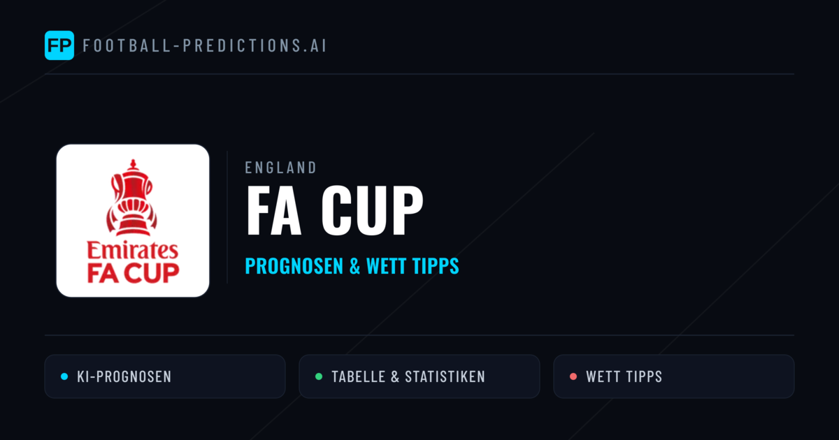 England FA Cup Wett Tipps — Fußball Prognosen