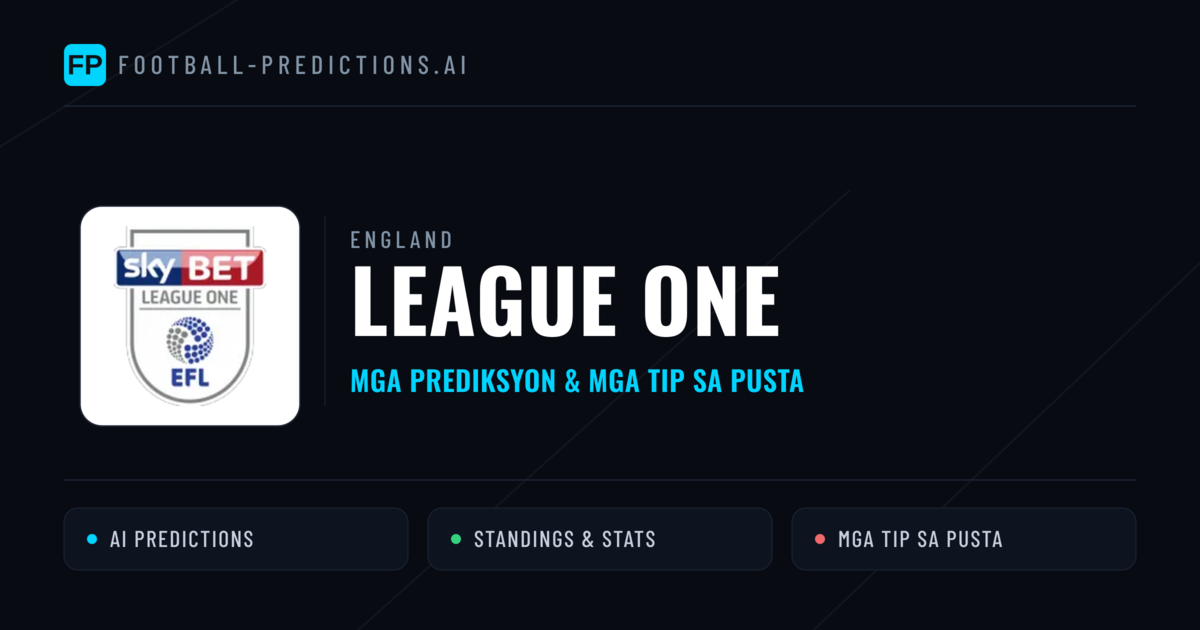England League One Predictions & Betting Tips