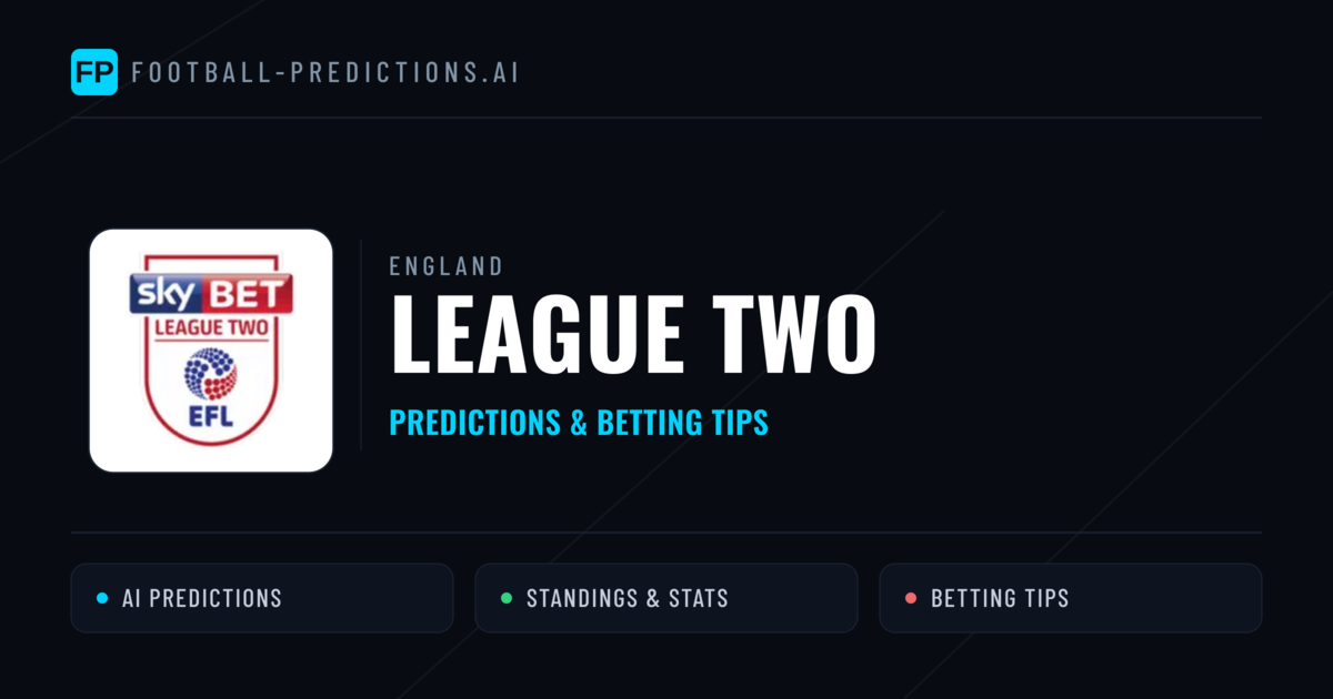 England League Two Predictions & Betting Tips