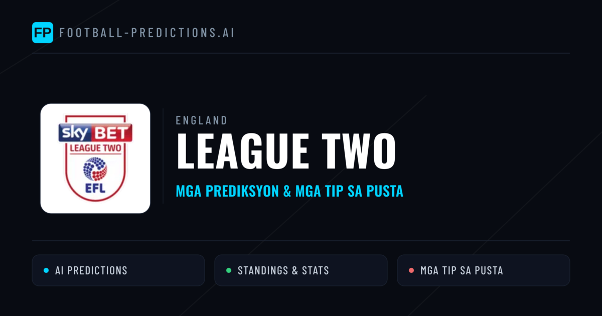 England League Two Predictions & Betting Tips