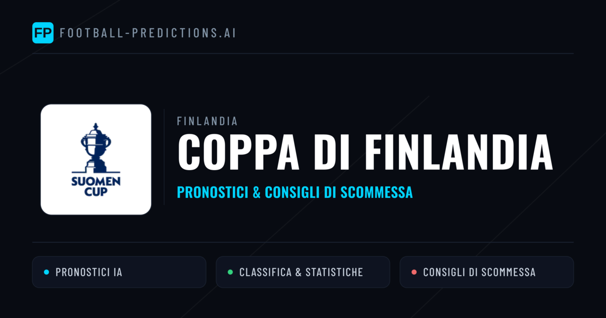 Finlandia Coppa di Finlandia Pronostici Calcio — Gratis Oggi