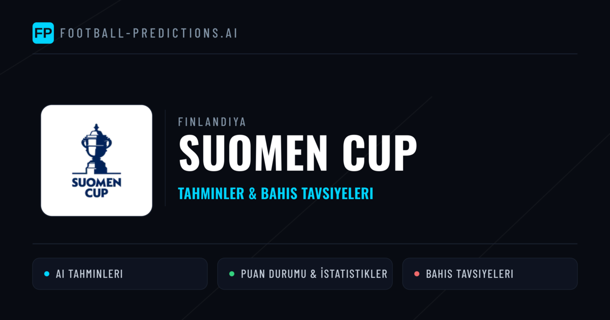Finlandiya Suomen Cup Tahminleri & Bahis İpuçları