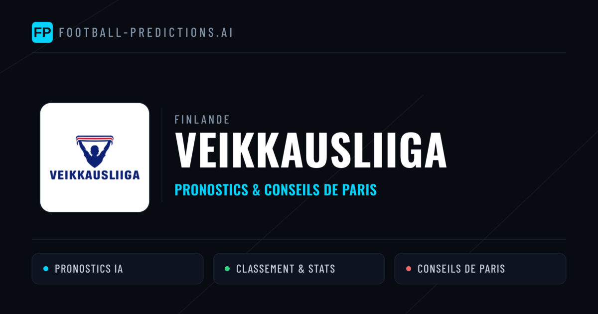 Finlande Veikkausliiga Pronostics Football — Expert et Gratuits