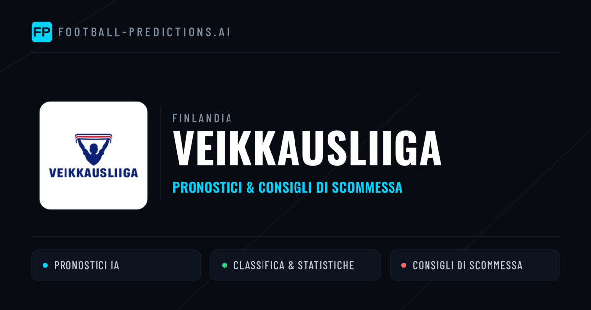 Finlandia Veikkausliiga Pronostici Calcio — Gratis Oggi