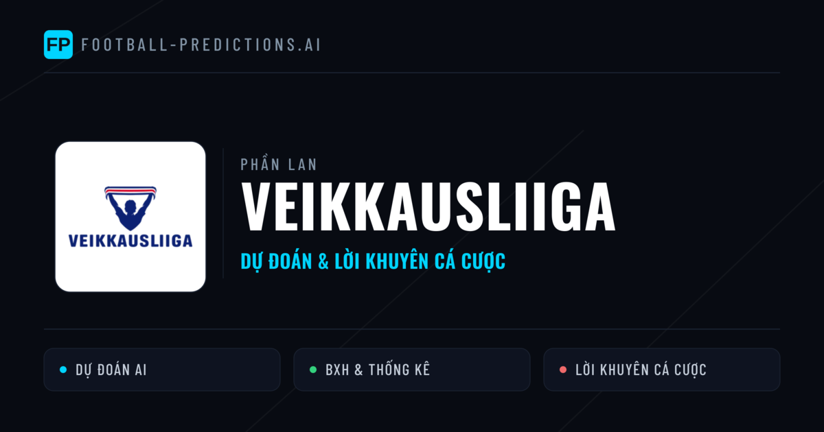 Phần Lan dự đoán bóng đá Veikkausliiga & mẹo cá cược