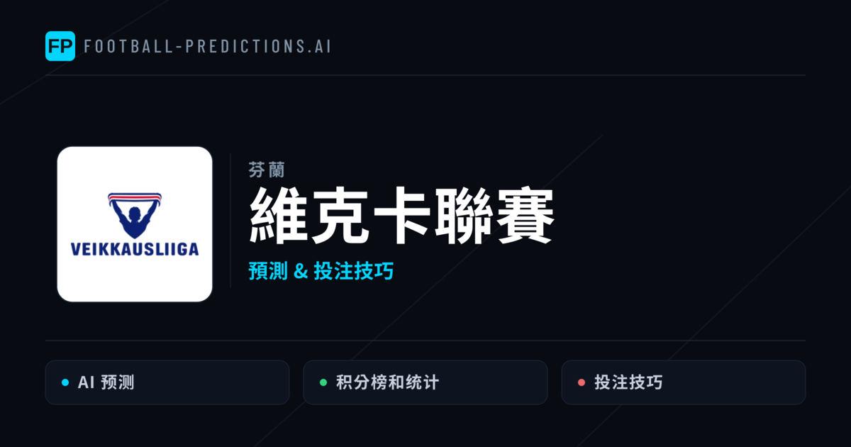 維克卡聯賽運彩預測 — 足球賽事分析與投注推薦