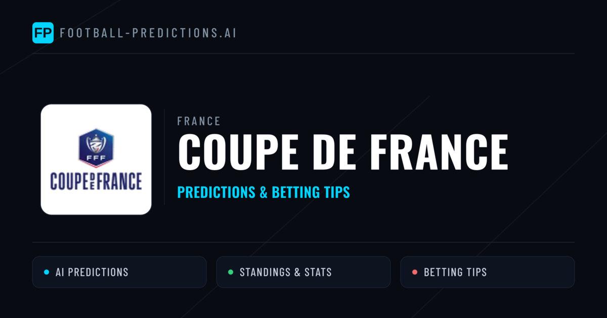France Coupe de France Predictions & Betting Tips