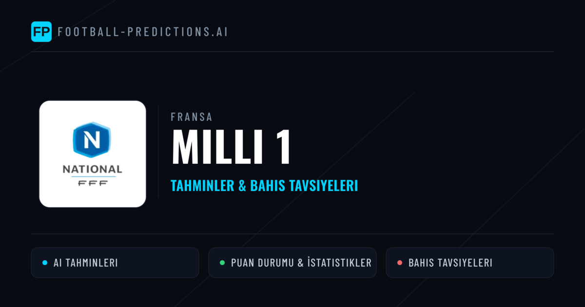 Fransa Milli 1 Tahminleri & Bahis İpuçları