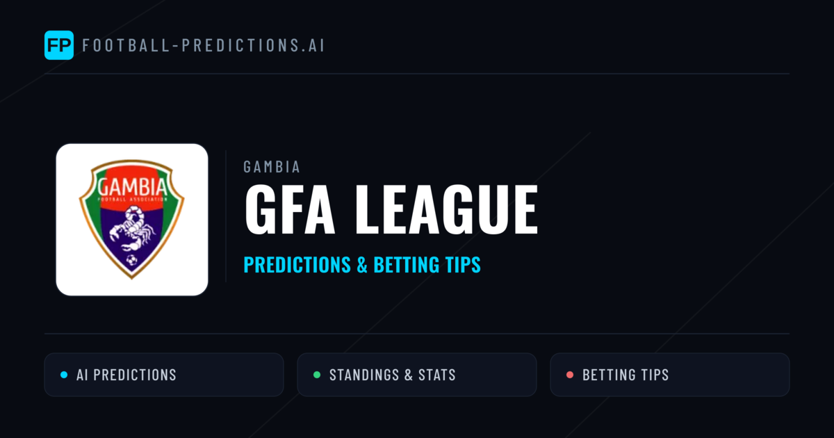 Gambia GFA League Predictions & Betting Tips