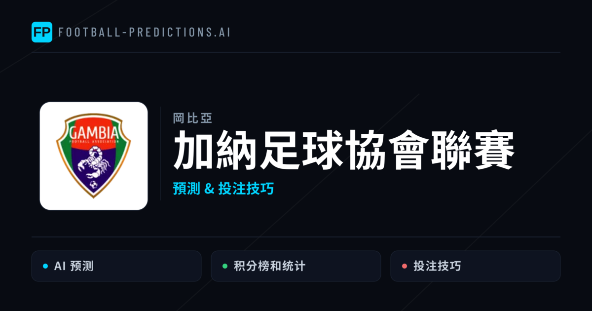加納足球協會聯賽運彩預測 — 足球賽事分析與投注推薦