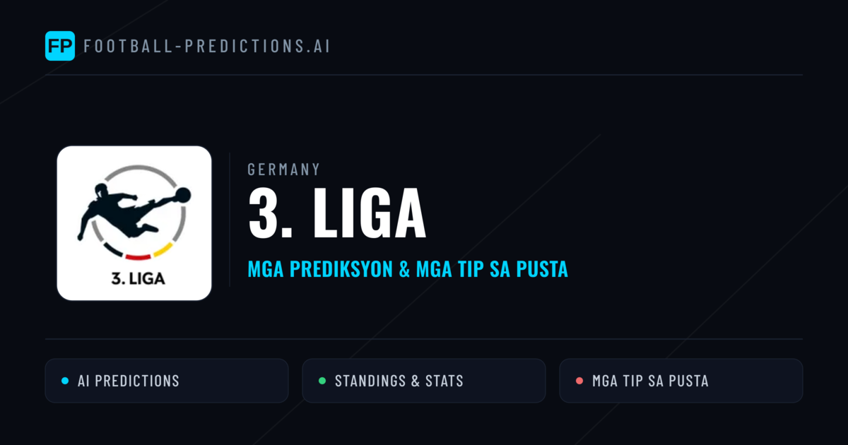 Germany 3. Liga Predictions & Betting Tips