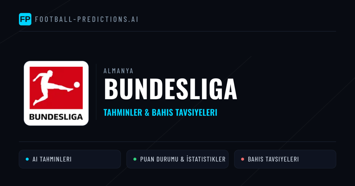 Almanya Bundesliga Tahminleri & Bahis İpuçları
