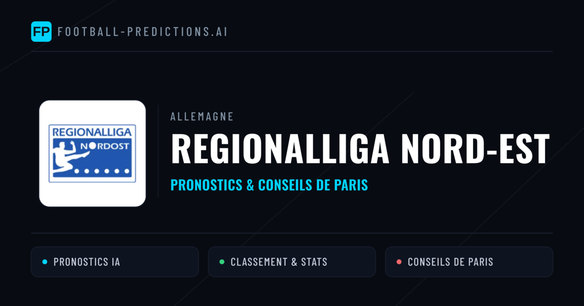 Allemagne Regionalliga Nord-Est Pronostics Football — Expert et Gratuits