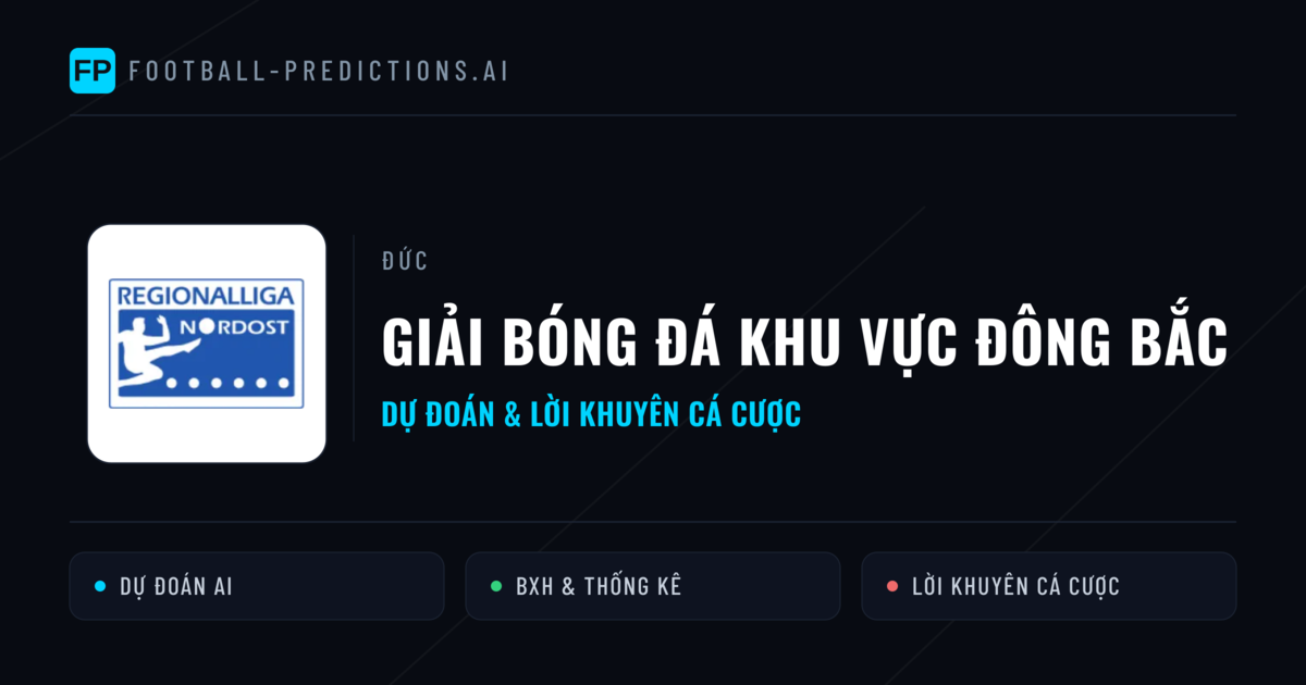 Đức dự đoán bóng đá Giải bóng đá khu vực Đông Bắc & mẹo cá cược