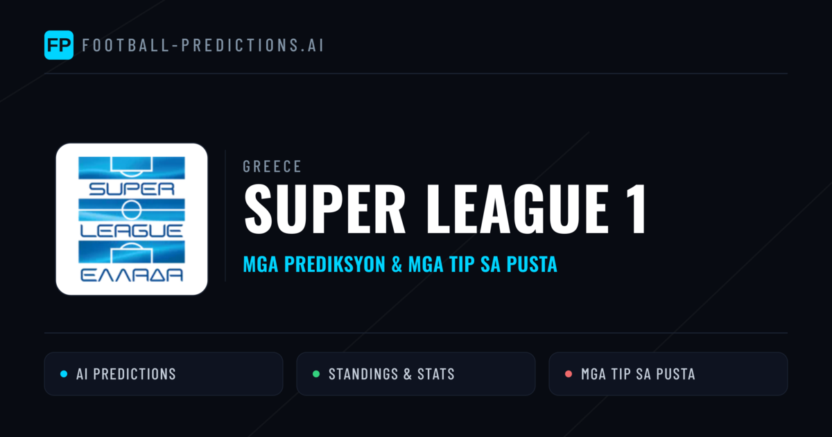 Greece Super League 1 Predictions & Betting Tips