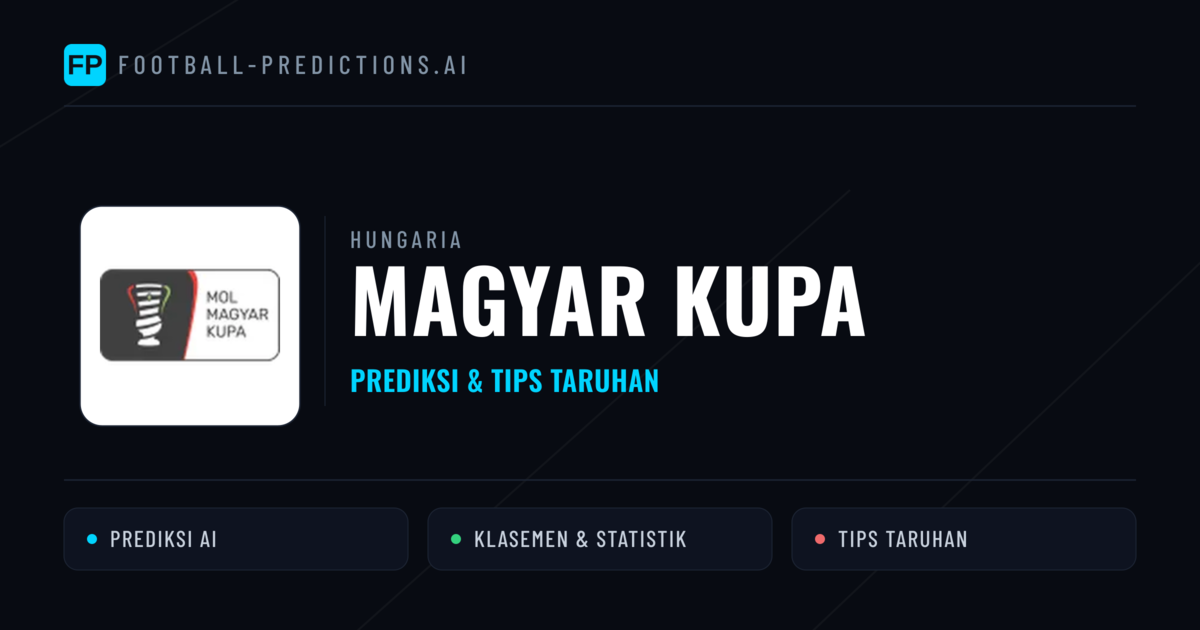 Hungaria Magyar Kupa Prediksi & Tips Taruhan - Prediksi bola malam ini