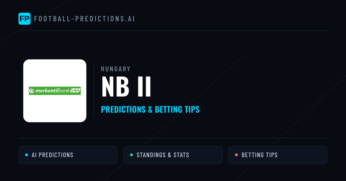 Hungary NB II Predictions & Betting Tips