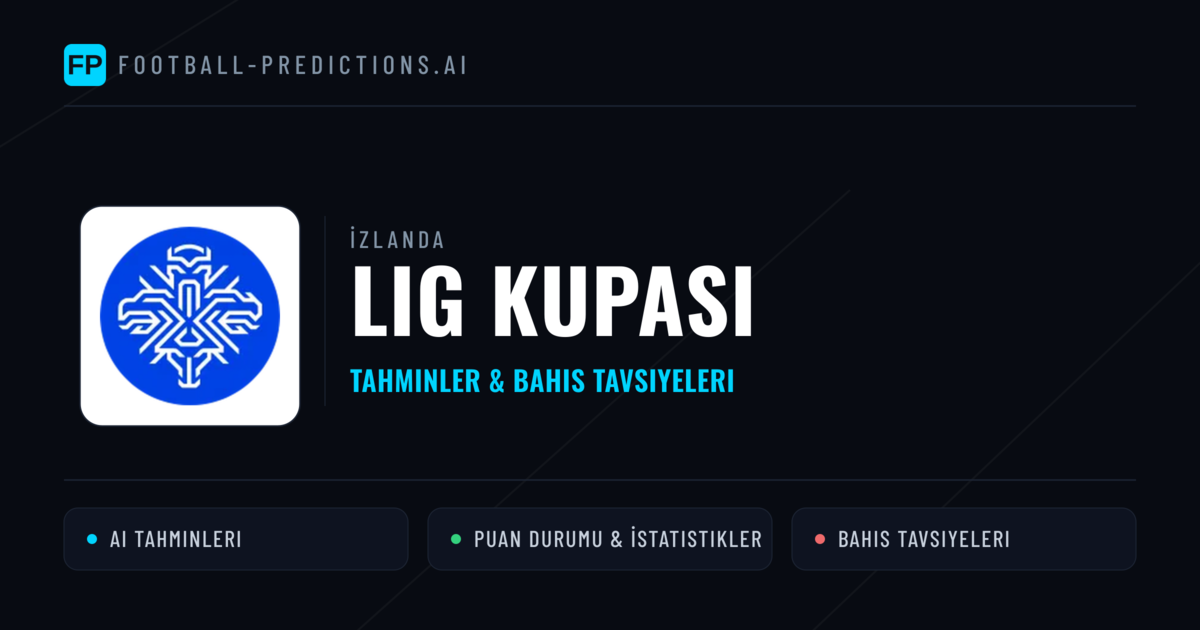 İzlanda Lig Kupası Tahminleri & Bahis İpuçları