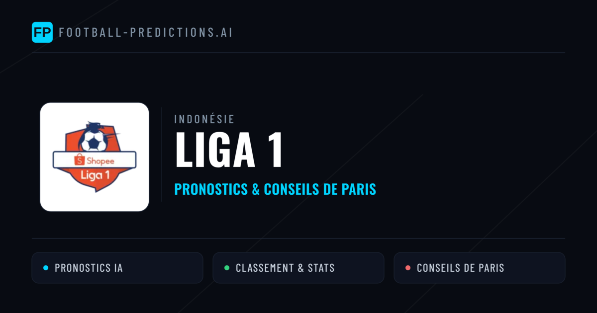 Indonésie Liga 1 Pronostics Football — Expert et Gratuits
