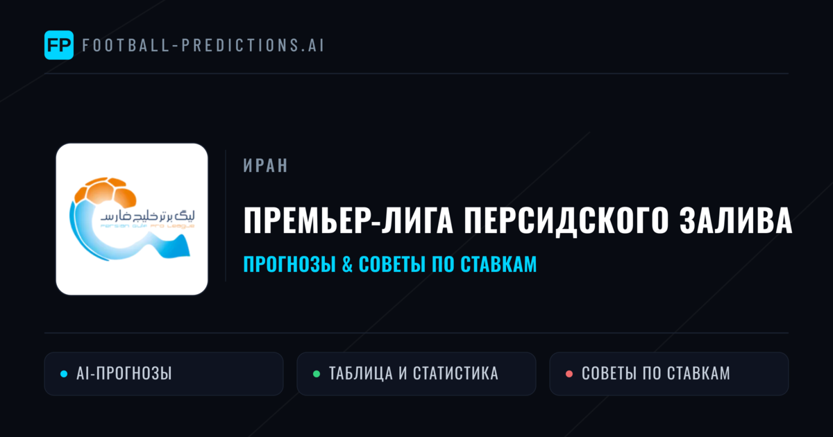 Прогнозы Иран Премьер-лига Персидского залива — ставки и советы экспертов