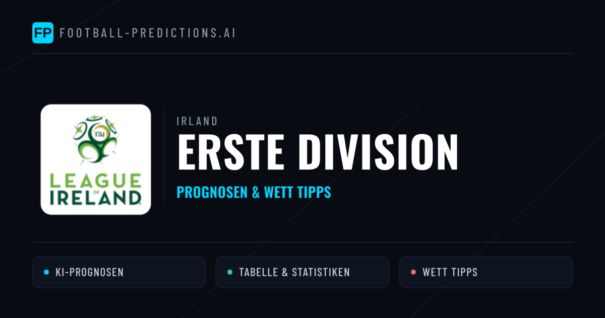 Irland Erste Division Wett Tipps — Fußball Prognosen