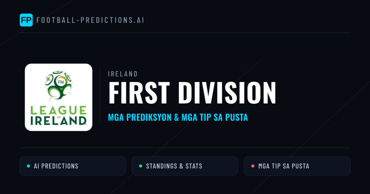 Ireland First Division Predictions & Betting Tips