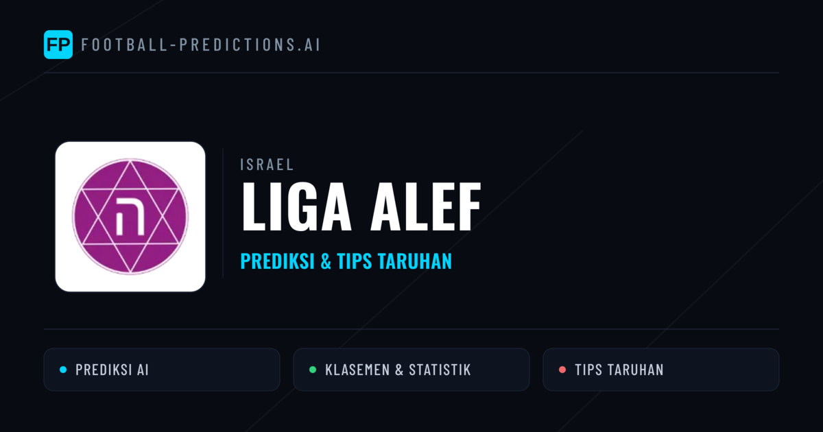Israel Liga Alef Prediksi & Tips Taruhan - Prediksi bola malam ini