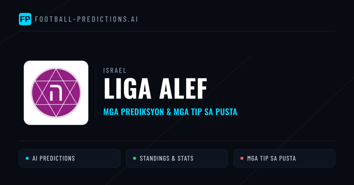 Israel Liga Alef Predictions & Betting Tips